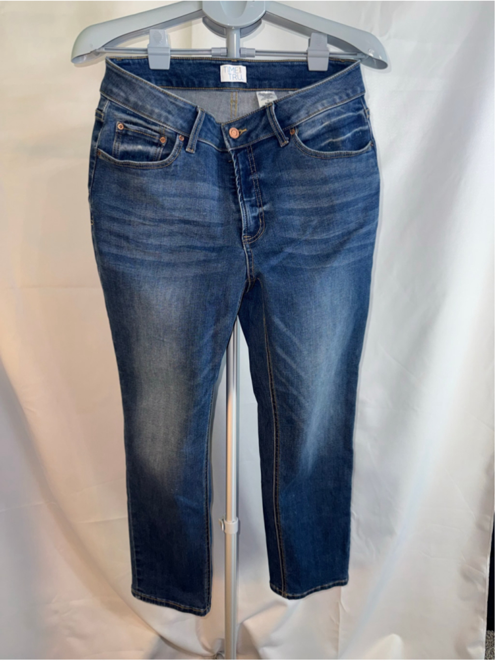 Women's Time and Tru Blue Ankle & Cropped Jeans Size 12